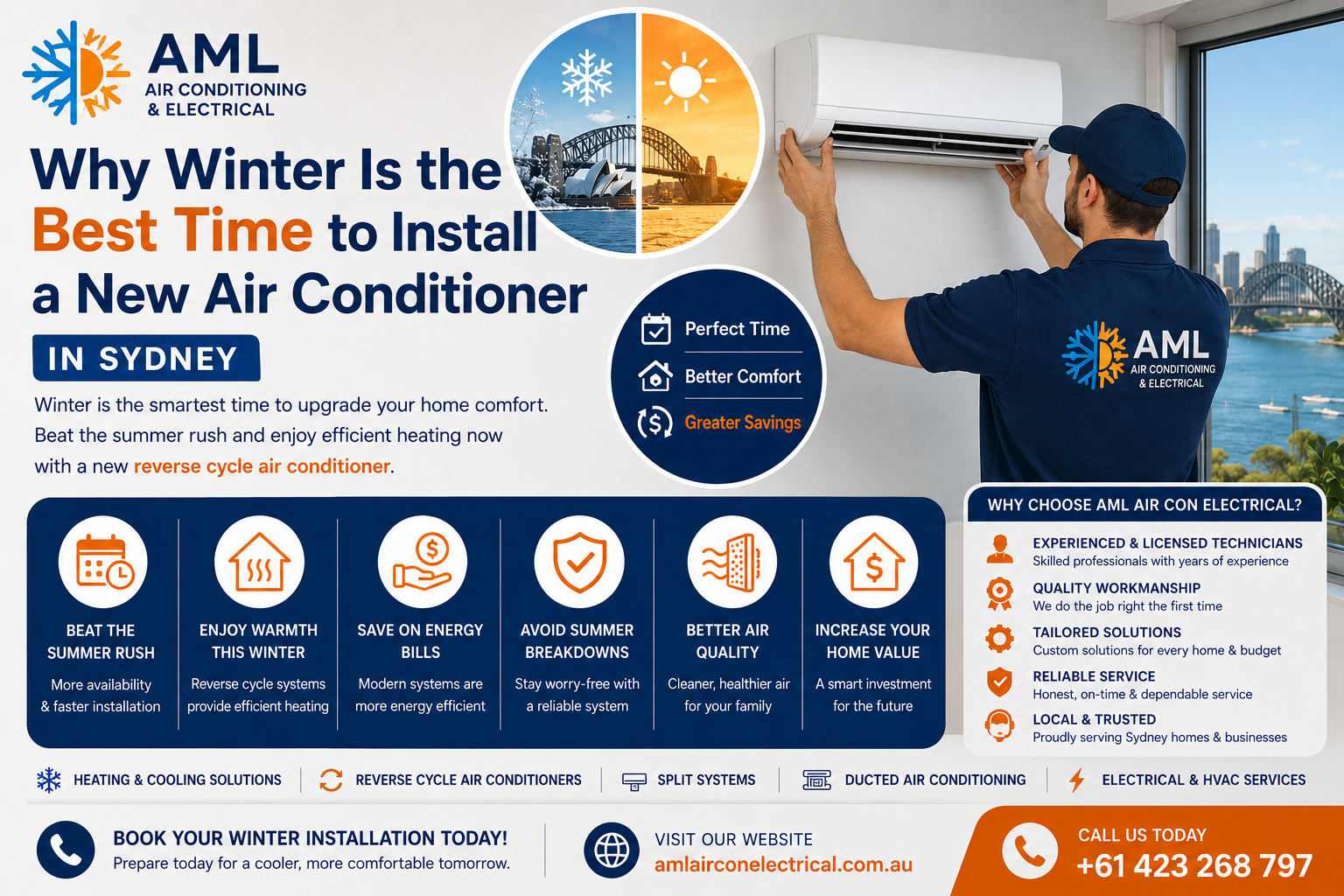 Why Winter Is the Best Time to Install a New Air Conditioner in Sydney